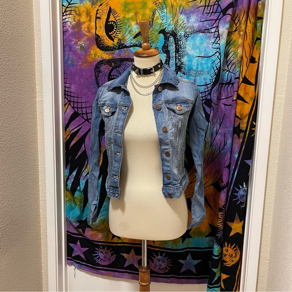 🌈 Lovely denim casual jacket - Picture 4 of 11
